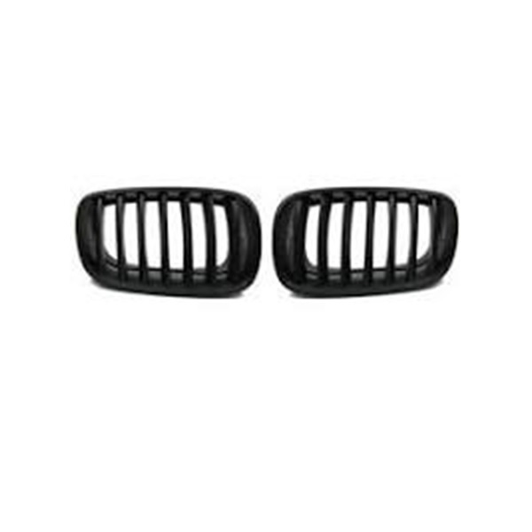 Jeu de grille de calandre droite et gauche, noire