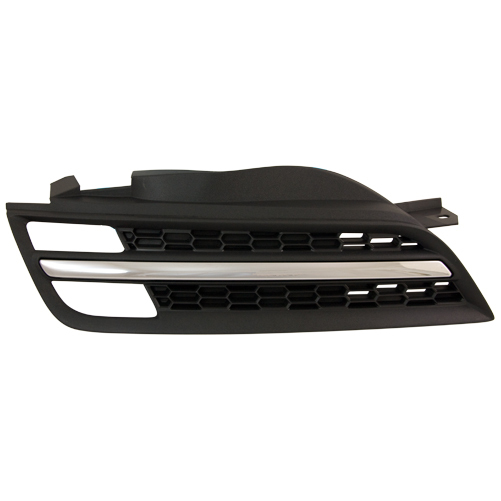 Grille de calandre droite, noire