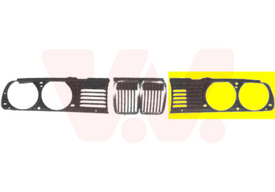 Grille de calandre, gauche