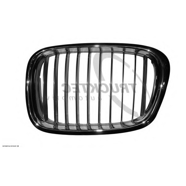 Grille de calandre gauche, chromée/noire