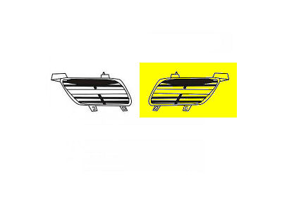 Grille de calandre, gauche