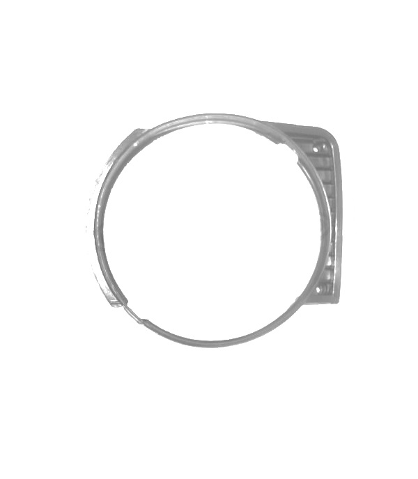 Grille de calandre, noire, gauche