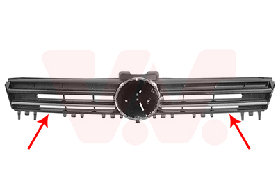 Grille de calandre, noire, avec moulure chromée, modèle highline, pour véhicules avec phares xenon