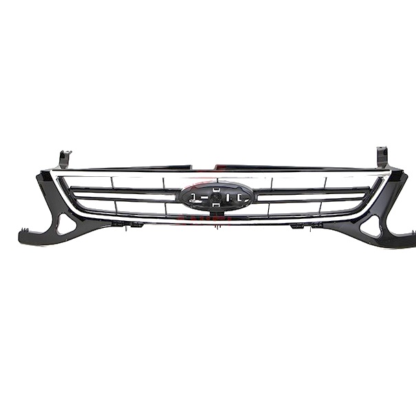 Grille de calandre, noir et chromé