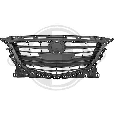 Grille de calandre, noire