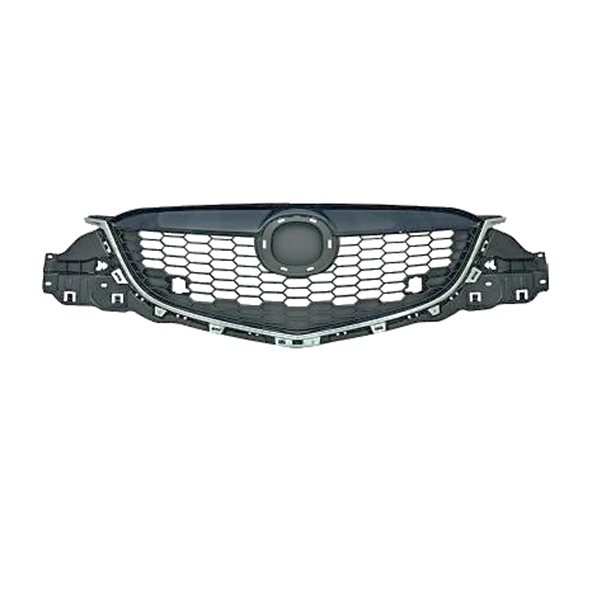 Grille de calandre, noire, avec moulure chromée