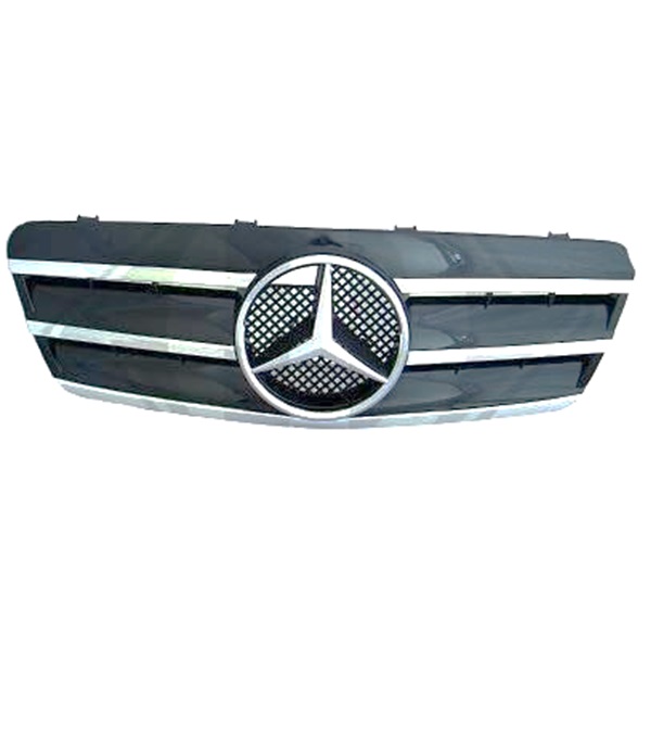Grille de calandre, chromée/noire