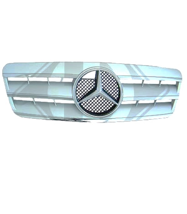 Grille de calandre, chromée/argent