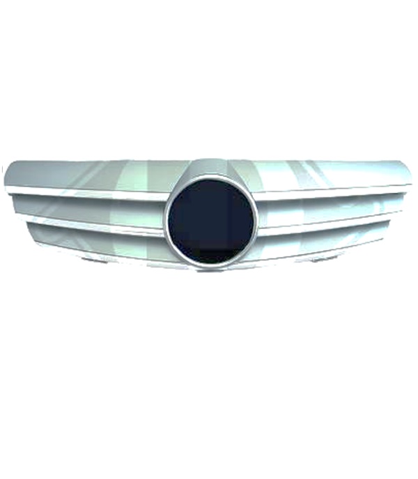 Grille de calandre, chromée/argent