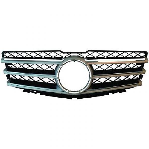 Grille de calandre, chromée/noire, modèle 300