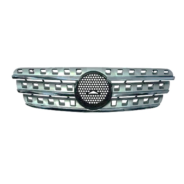 Grille de calandre, argent et chromée