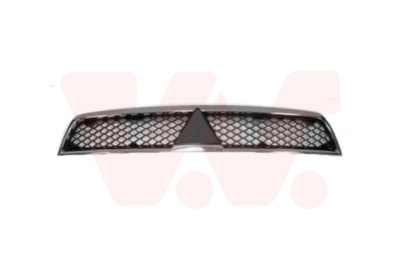 Grille de calandre, noire/chromée