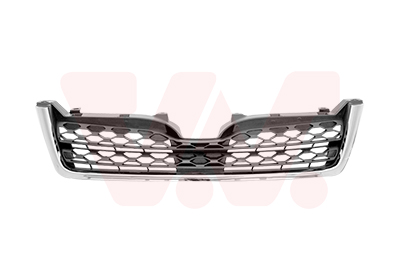 Grille de calandre, noire et chromée