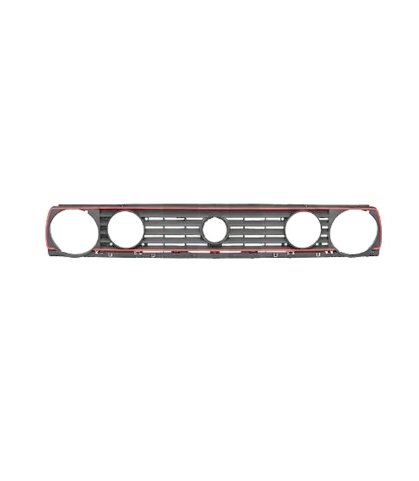 Grille de calandre, bord rouge, modèle gti 4 phares
