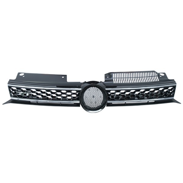 Grille de calandre, noire/chromée, modèle gtd