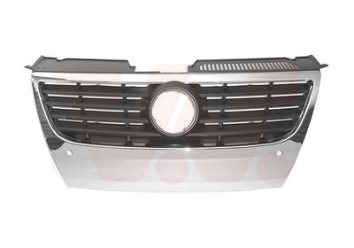 Grille de calandre, chromée, avec emplacement radars, pour emblème 130 mm