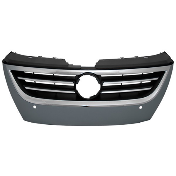 Grille de calandre, chromée, avec emplacement radars