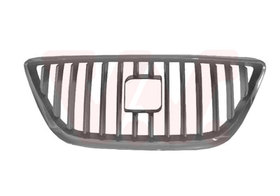 Grille de calandre, noire et chromée