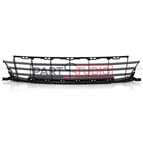 Grille de pare-chocs avant, centrale, noir, modèle sport