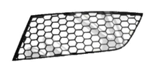 Grille de pare-chocs avant, gauche, chromée