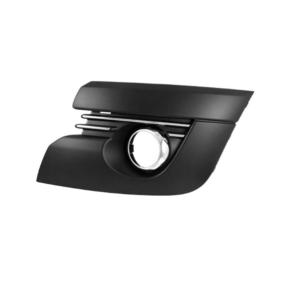 Grille de pare-chocs avant, gauche, noir/chromée, avec emplacement antibrouillard
