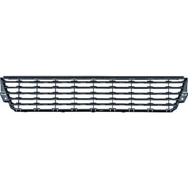 Grille de pare-chocs avant, noire, inferieur