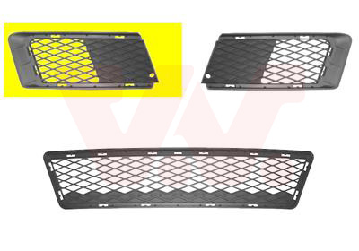 Grille de pare-chocs avant droit, sans emplacement antibrouillard, modèle coupé