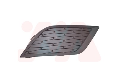 Grille de pare-chocs avant droit, noire, sans emplacement antibrouillard