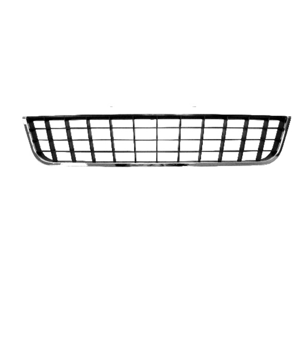 Grille de pare chocs avant, centrale, avec moulures chromées