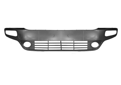 Grille de pare chocs avant, inférieure, gris argent, avec emplacement antibrouillard