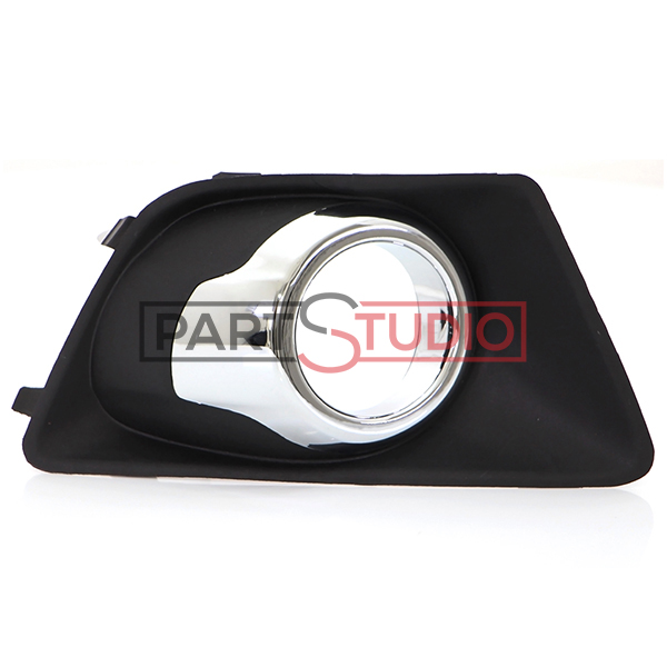 Grille de pare-chocs avant droit, avec antibrouillard, noire, avec enjoliveur