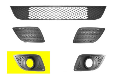 Grille de pare-chocs avant droit, avec antibrouillard
