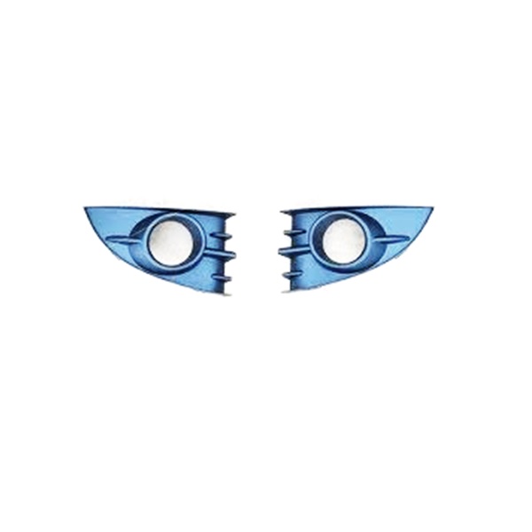 Jeu de grille de pare-chocs avant droit et gauche, avec emplacement antibrouillard