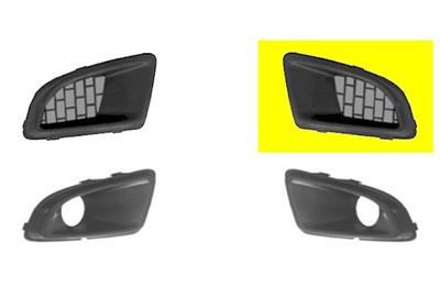 Grille de pare-chocs avant, gauche, a peindre, sans emplacement antibrouillard