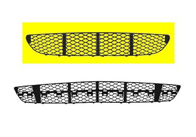 Grille de pare-chocs avant, centrale, sauf modèle avantgarde