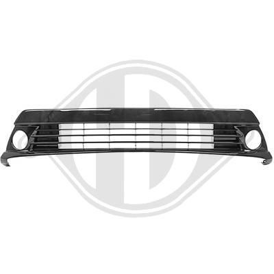 Grille de pare-chocs avant, à peindre, centrale, avec emplacement antibrouillard, sans moulure chromée, modèle à partir de 03/2012