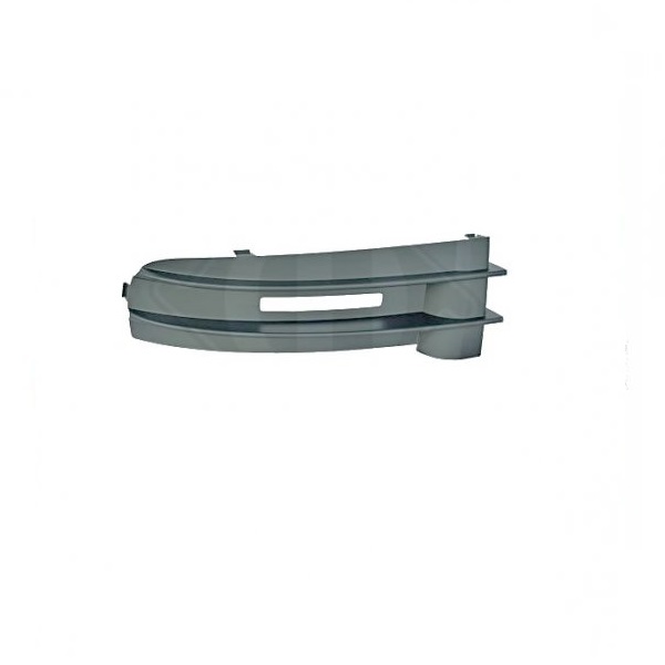Grille de pare-chocs avant, droite, grise, sans emplacement antibrouillard
