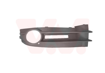 Grille de pare-chocs avant, droite, grise, avec emplacement antibrouillard