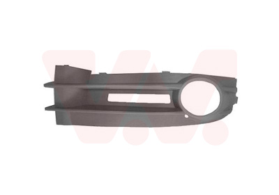 Grille de pare-chocs avant, gauche, grise, avec emplacement antibrouillard
