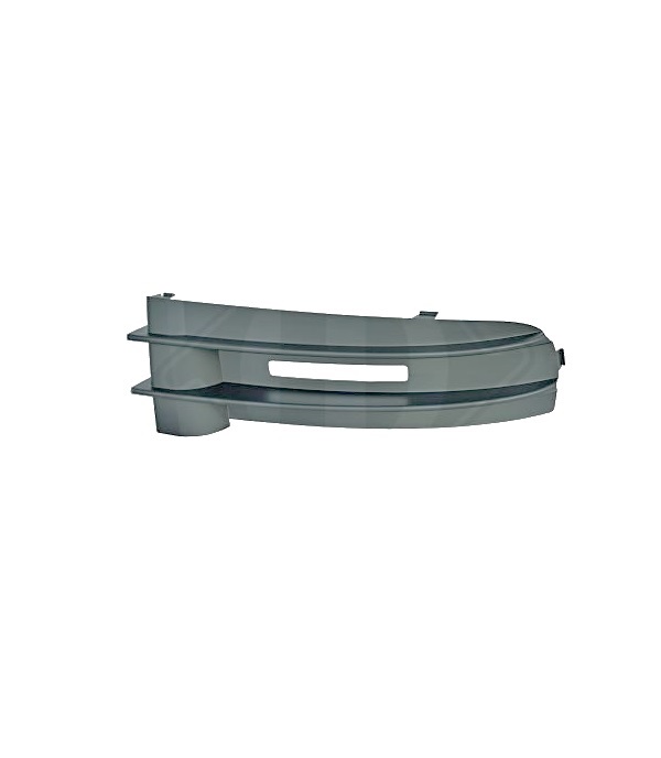 Grille de pare-chocs avant, gauche, grise, sans emplacement antibrouillard
