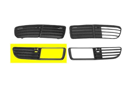 Grille de pare-chocs avant, droite, avec emplacement antibrouillard