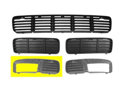 Grille de pare-chocs avant, droite, avec emplacement antibrouillard