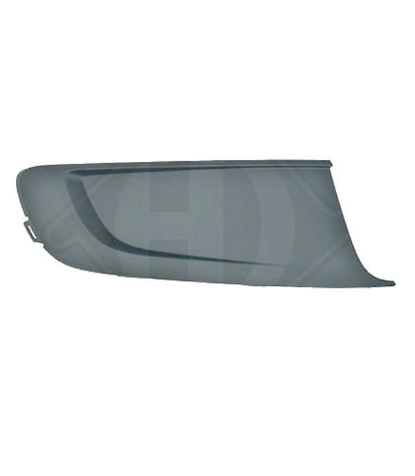 Grille de pare-chocs avant, droite, noire, sans emplacement antibrouillard