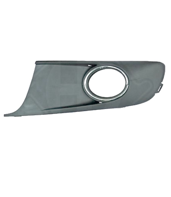 Grille de pare-chocs avant, droite, noire/chrome, avec emplacement antibrouillard