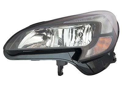 Phare avant gauche, électrique, lampes h7/h7, moulure noire