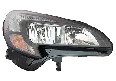 Phare avant droit, électrique, lampes h7/h7, moulure noire