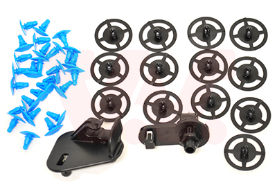 Kit agrafes de capot moteur