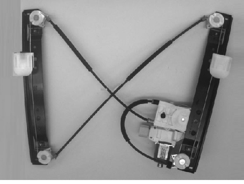 Lève-vitre arrière droit, électrique, avec fonction confort
