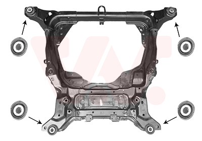 Berceau avant support moteur -19