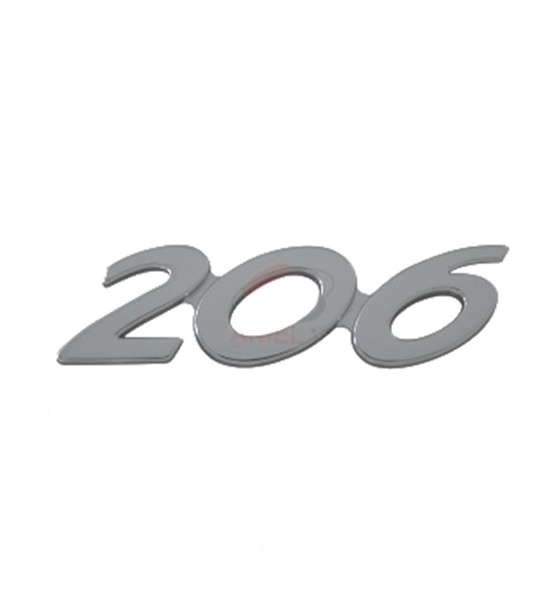 Monogramme arrière "206"